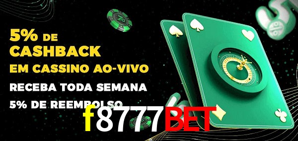 Promoções do cassino ao Vivo f8777bet